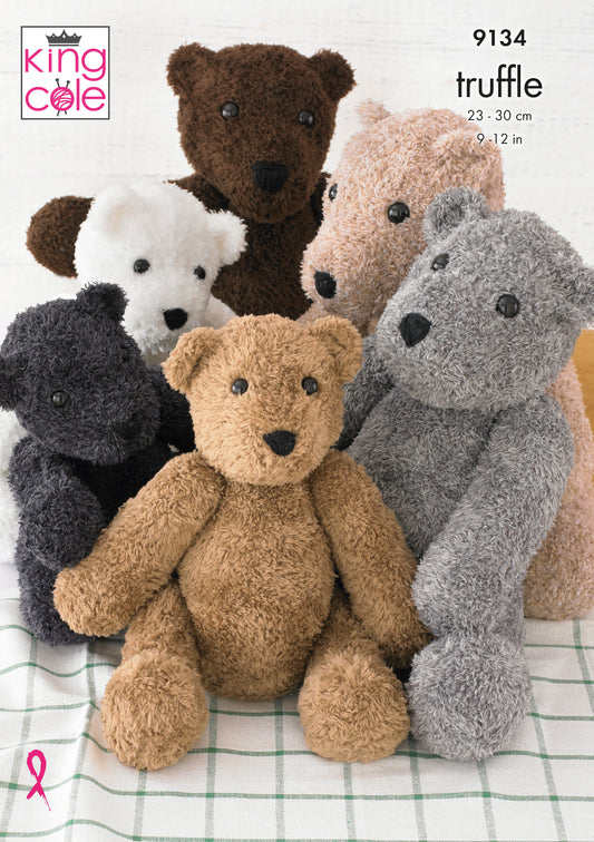 King Cole 9134 Teddy Pattern