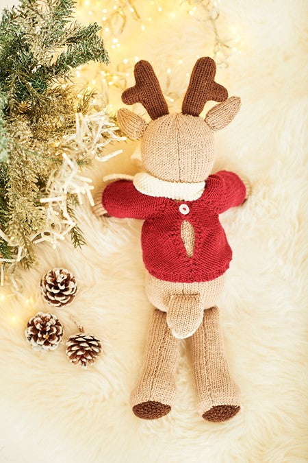 Stylecraft 9869 Sweater, Hat and Reindeer Toy Double Knit