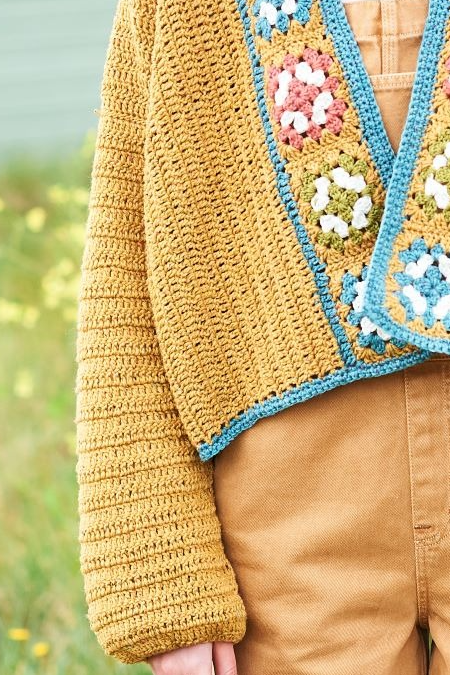 Stylecraft 9966 Crochet Granny motif Cardigans DK