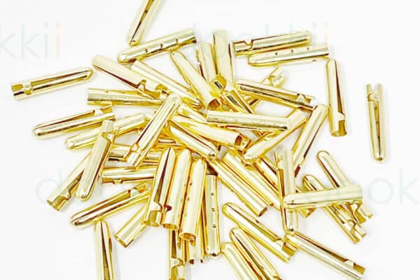 Aglets 20mm x 3.7mm Bright Brass