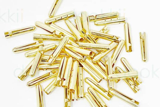 Aglets 20mm x 3.7mm Bright Brass