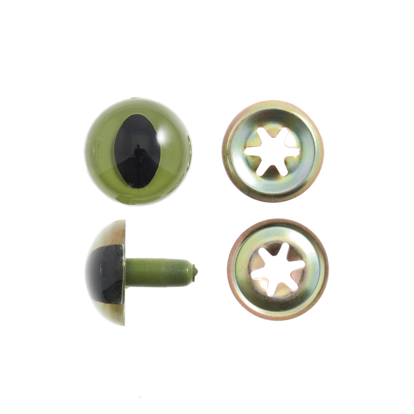 Cat Toy Eyes - Green Safety  15mm