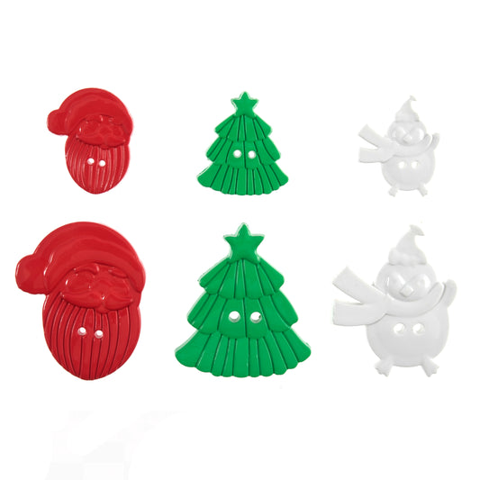 Christmas Novelty Buttons