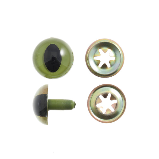 Cat Toy Eyes - Green Safety  12mm