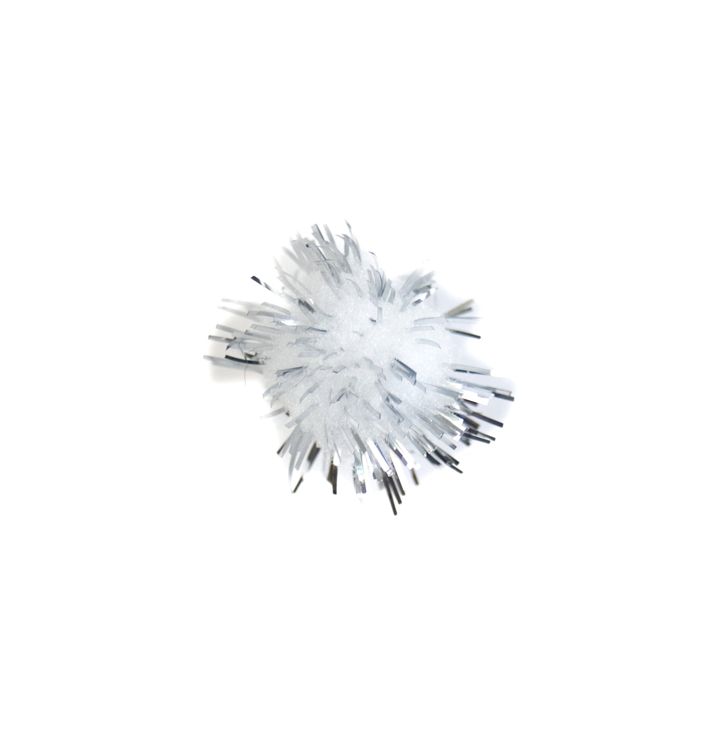 Pom Poms - Sparkle Silver