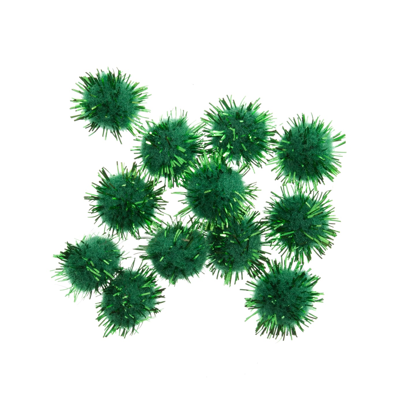 Pom Poms - Sparkle Green