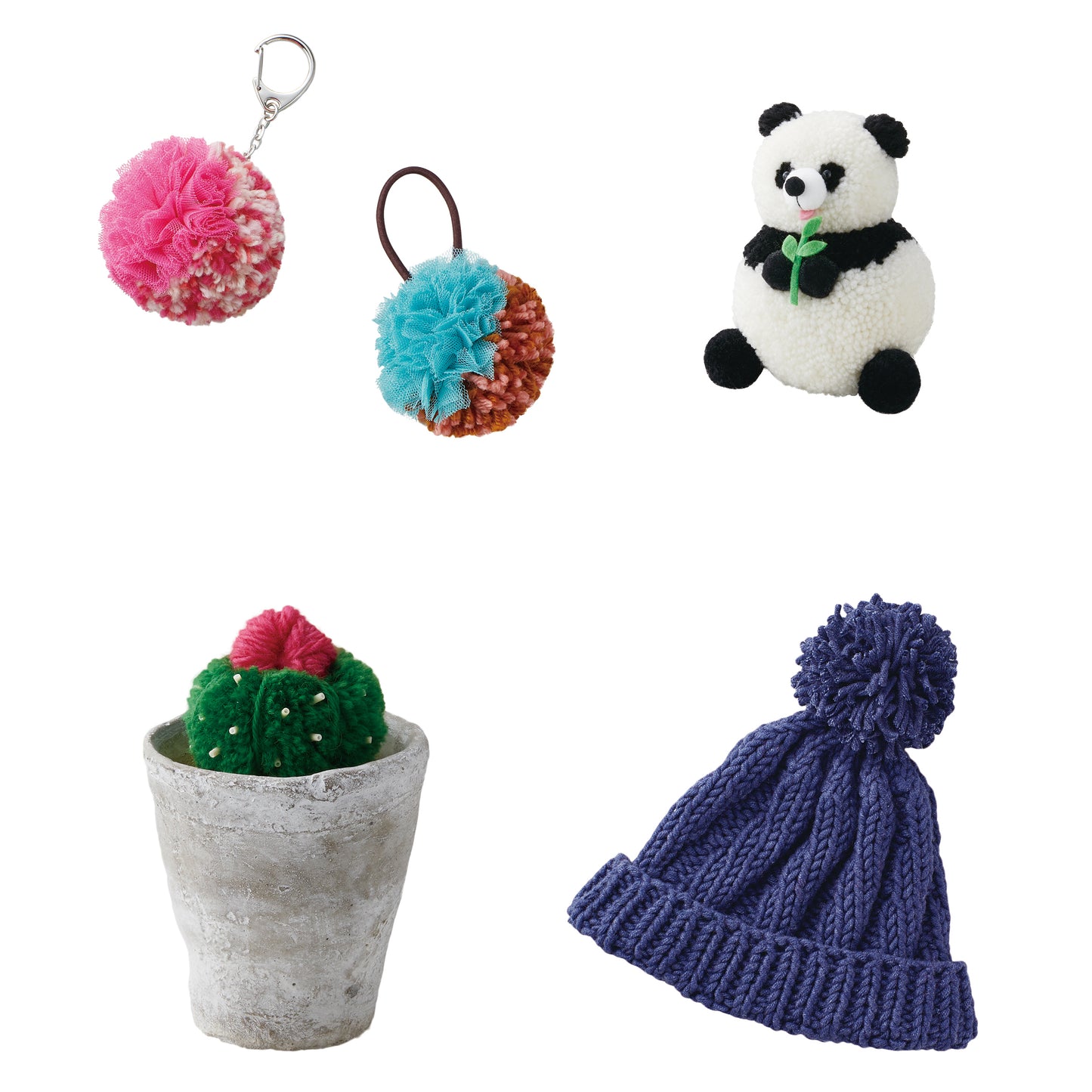 Pom Pom Maker Clover Size Mixed