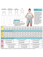 Ladies Dungarees Pattern - Erin From Tilly And The Buttons