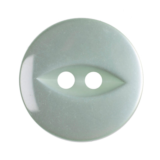 Fish Eye Button - Pale Green 16mm