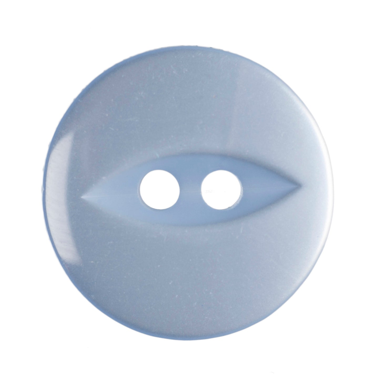 Fish Eye Button - Pale Blue 16mm