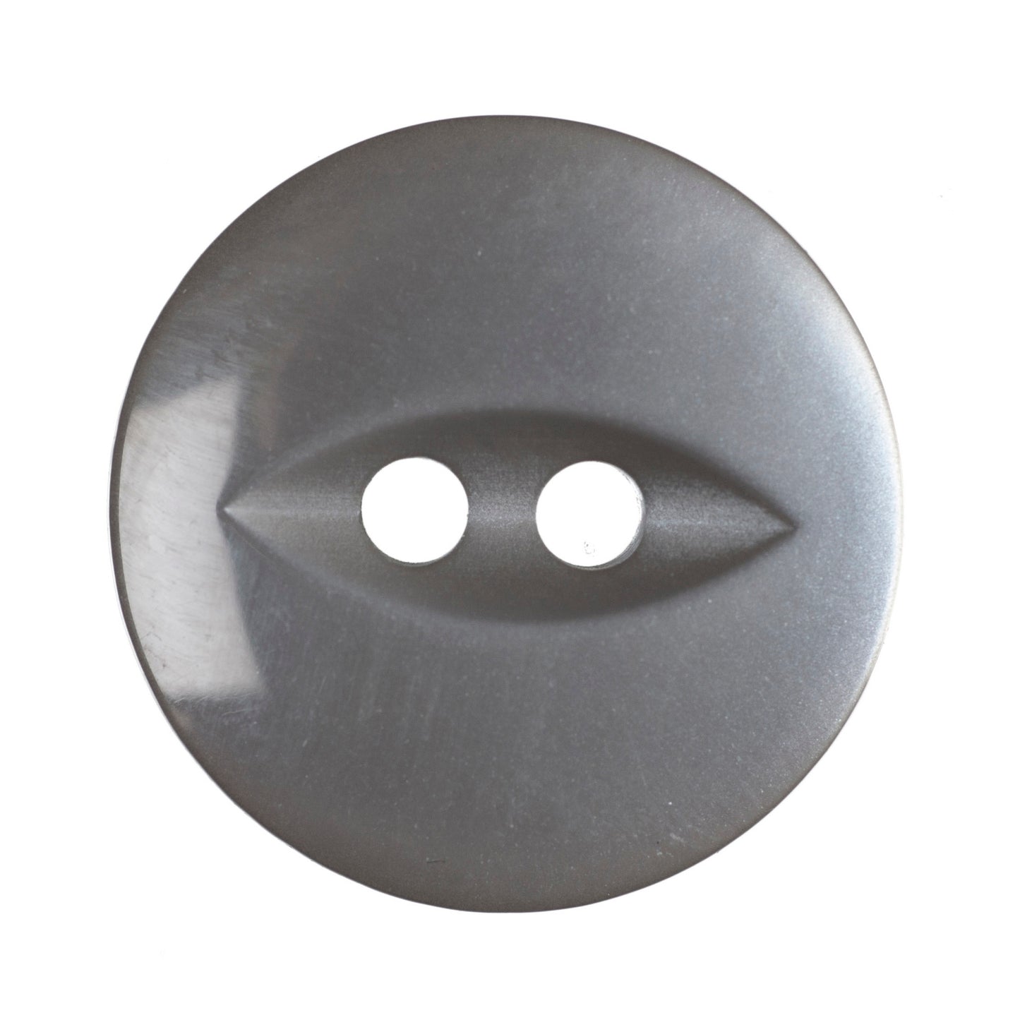 Fish Eye Button - Grey 16mm