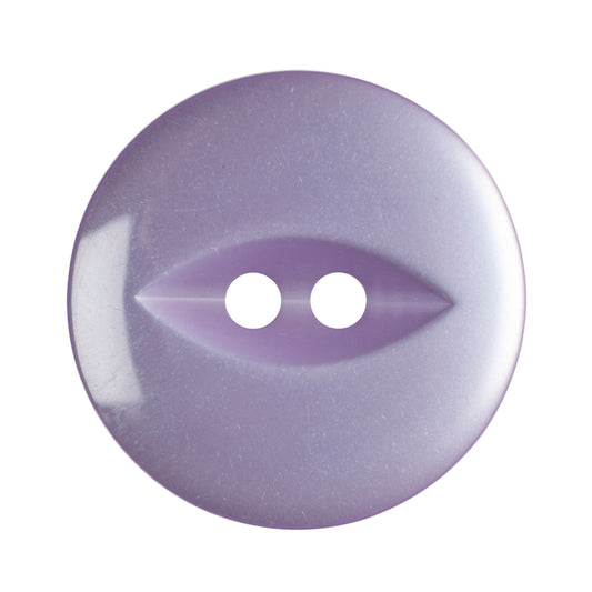 Fish Eye Button - Lilac 16mm