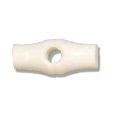 Toggles Bamboo - White 25mm