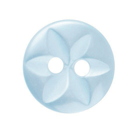 Star Buttons - Pale Blue 11mm