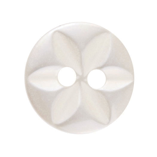 Star Buttons - Cream 11mm