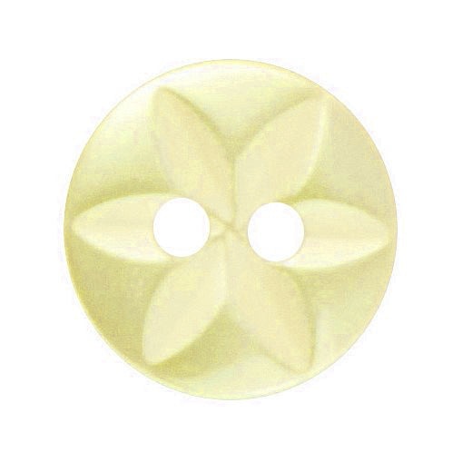 Star Buttons - Yellow 11mm