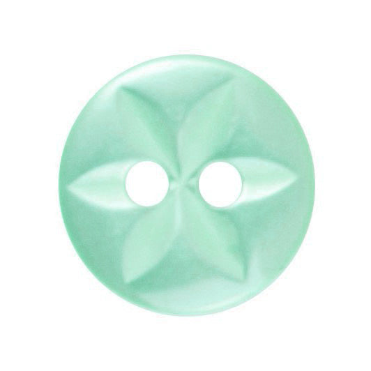 Star Buttons - Turquoise 11mm