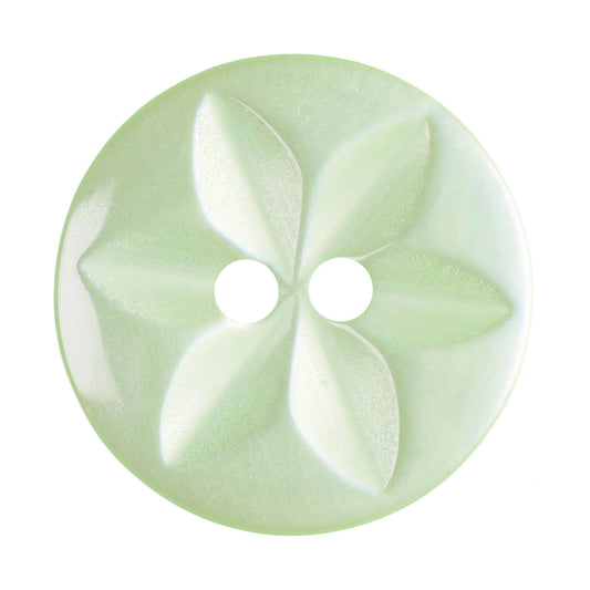 Star Buttons - Pale Green 16mm