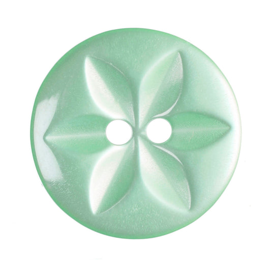 Star Buttons - Green 16mm