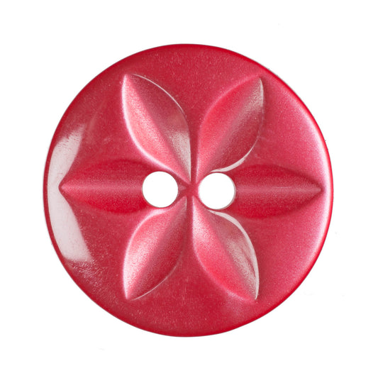 Star Buttons - Red 16mm