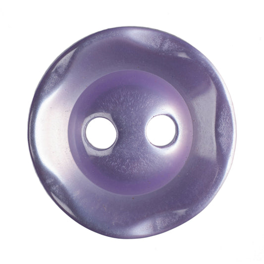 Scalloped Edge Buttons - Lilac 14mm