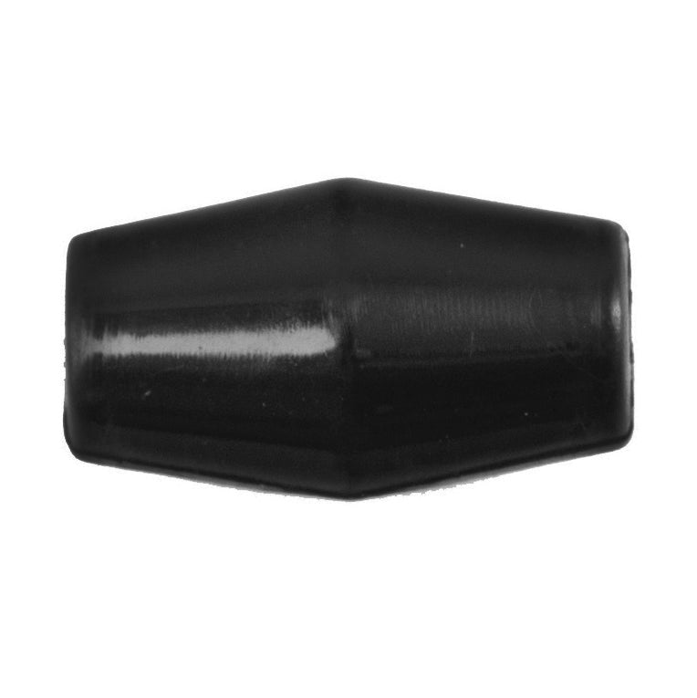 Toggle Loop Back Button - Black 18mm