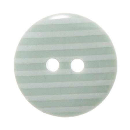 Striped Buttons - Light green 18mm