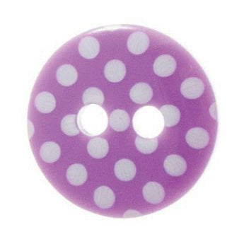 Spotty Buttons - Purple 12mm