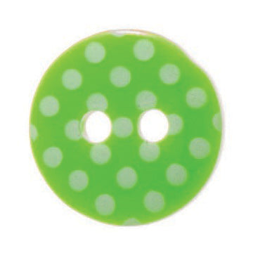 Spotty Buttons - Green 12mm