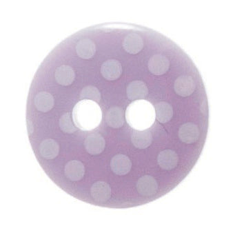 Spotty Buttons - Lilac 12mm