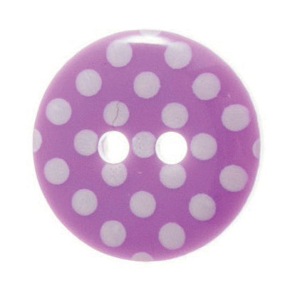 Spotty Buttons - Purple 15mm