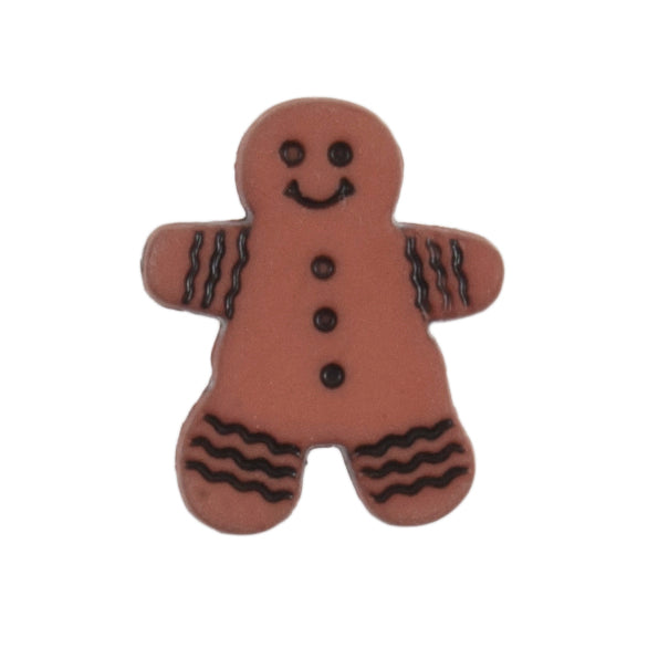 Gingerbread Man Novelty Buttons