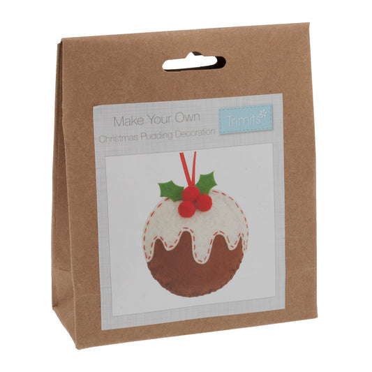 Felt Decoration Kit - Christmas Pudding