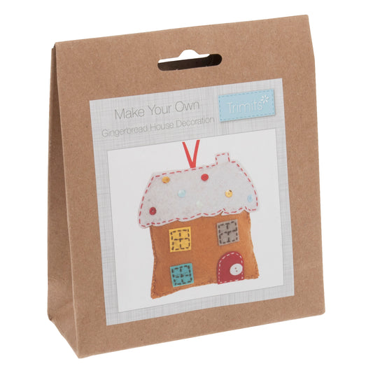 Felt Decoration Kit - Gingerbread House