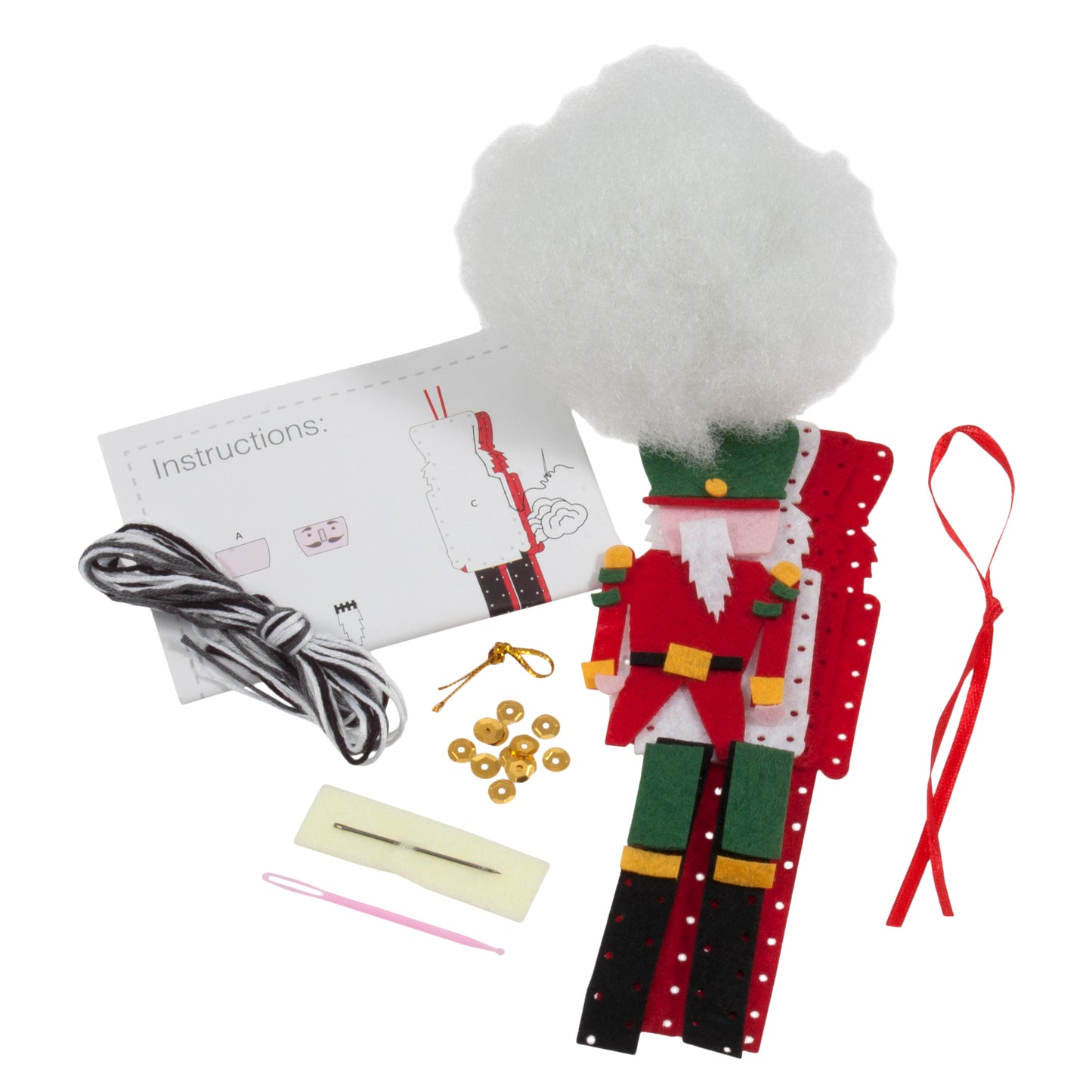 Felt Decoration Kit - Nutcracker