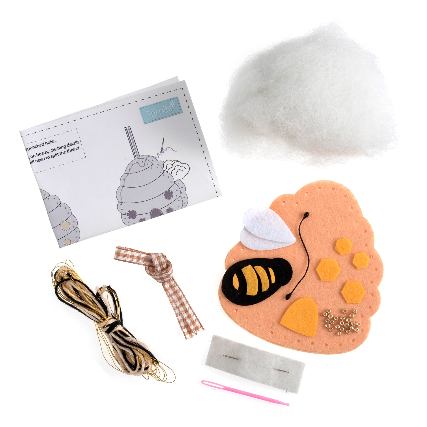 Trimits Make Your Own Felt Beehive