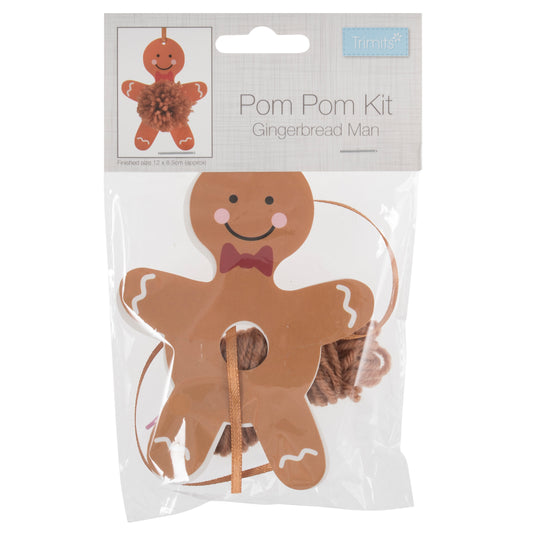 PomPom Kit - Gingerbread