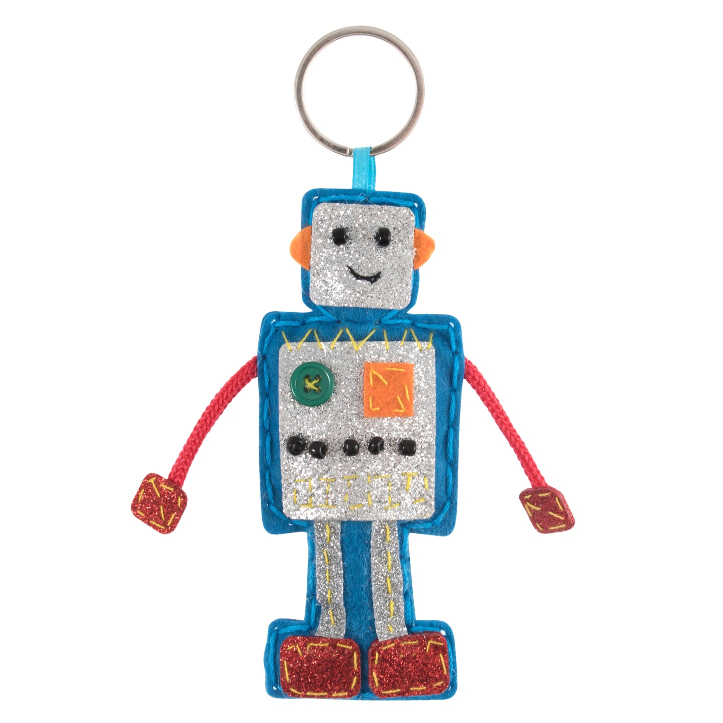 Felt Decoration Kit -Robot Key Ring