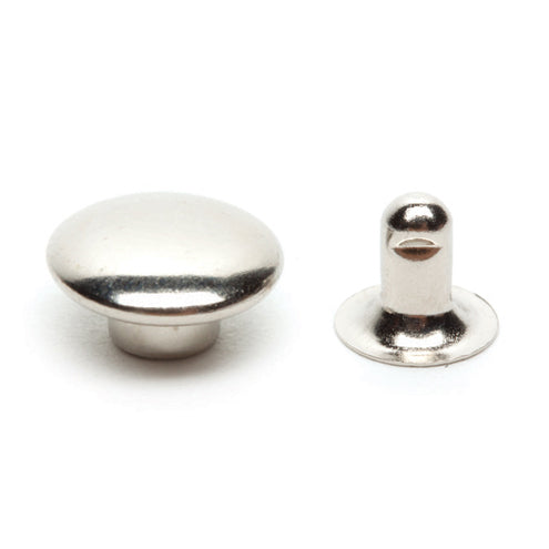 Hemline Rivets 7mm Silver