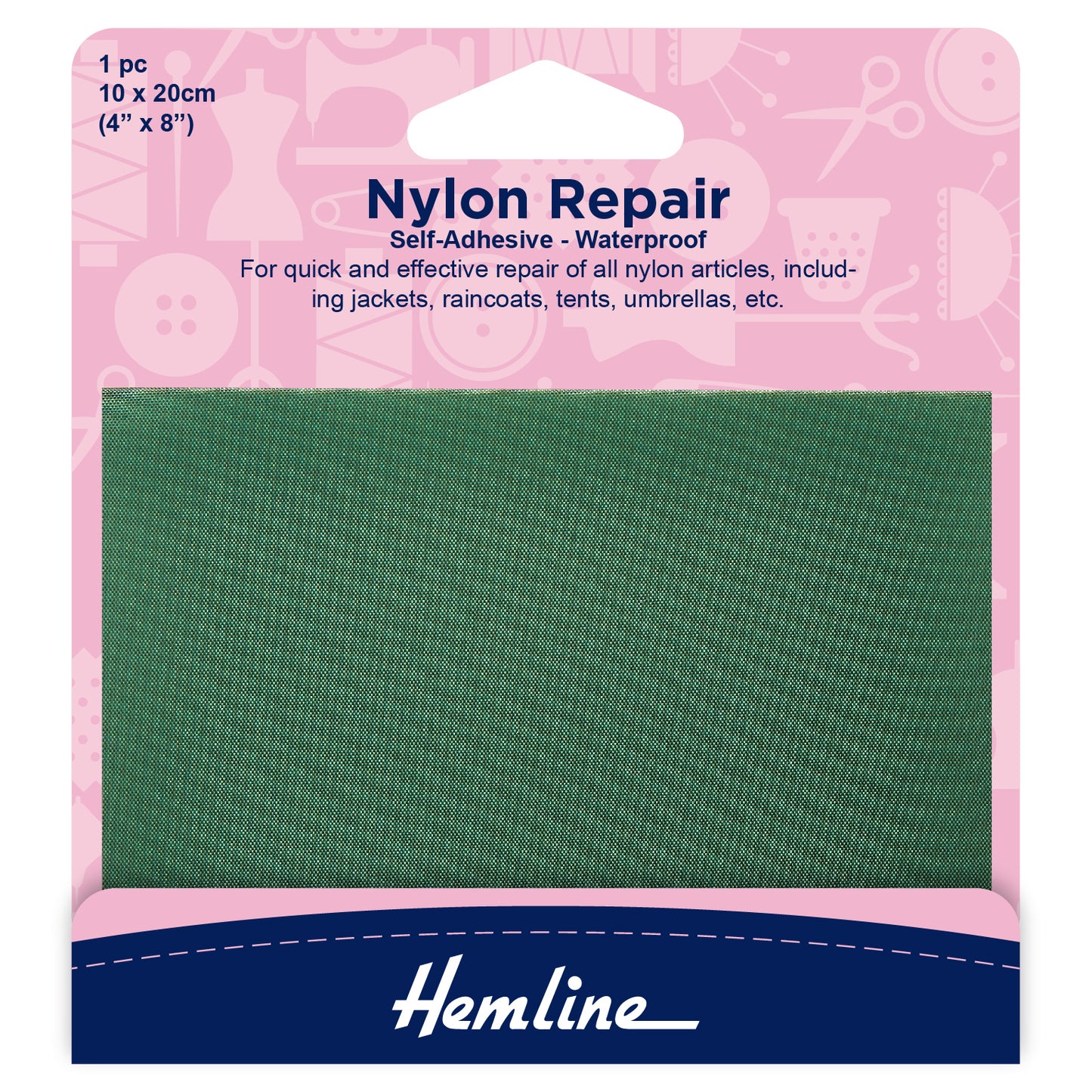 Hemline Self-Adhesive Repair Tape - Green