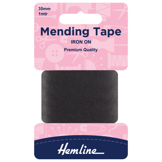 Hemline Mending Tape - Black