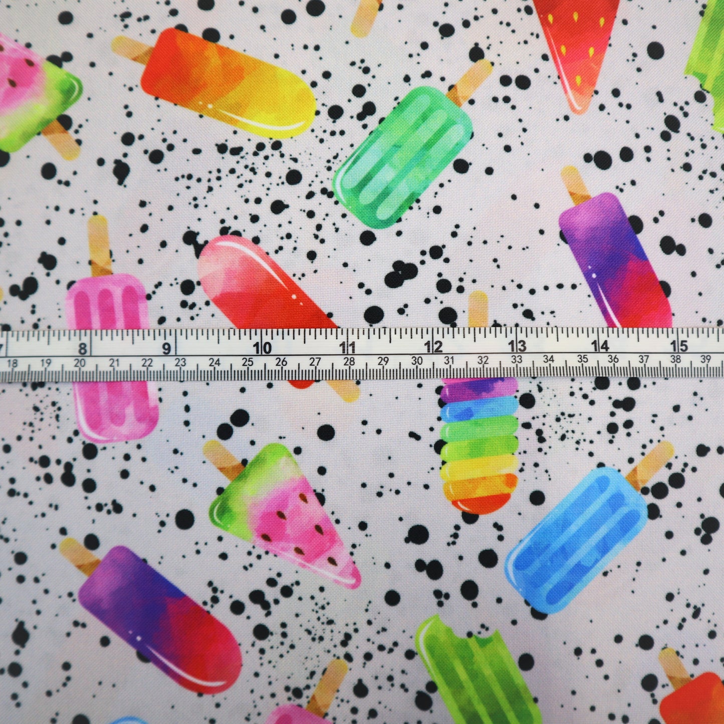 Waterproof Polyester in Popsicle Print