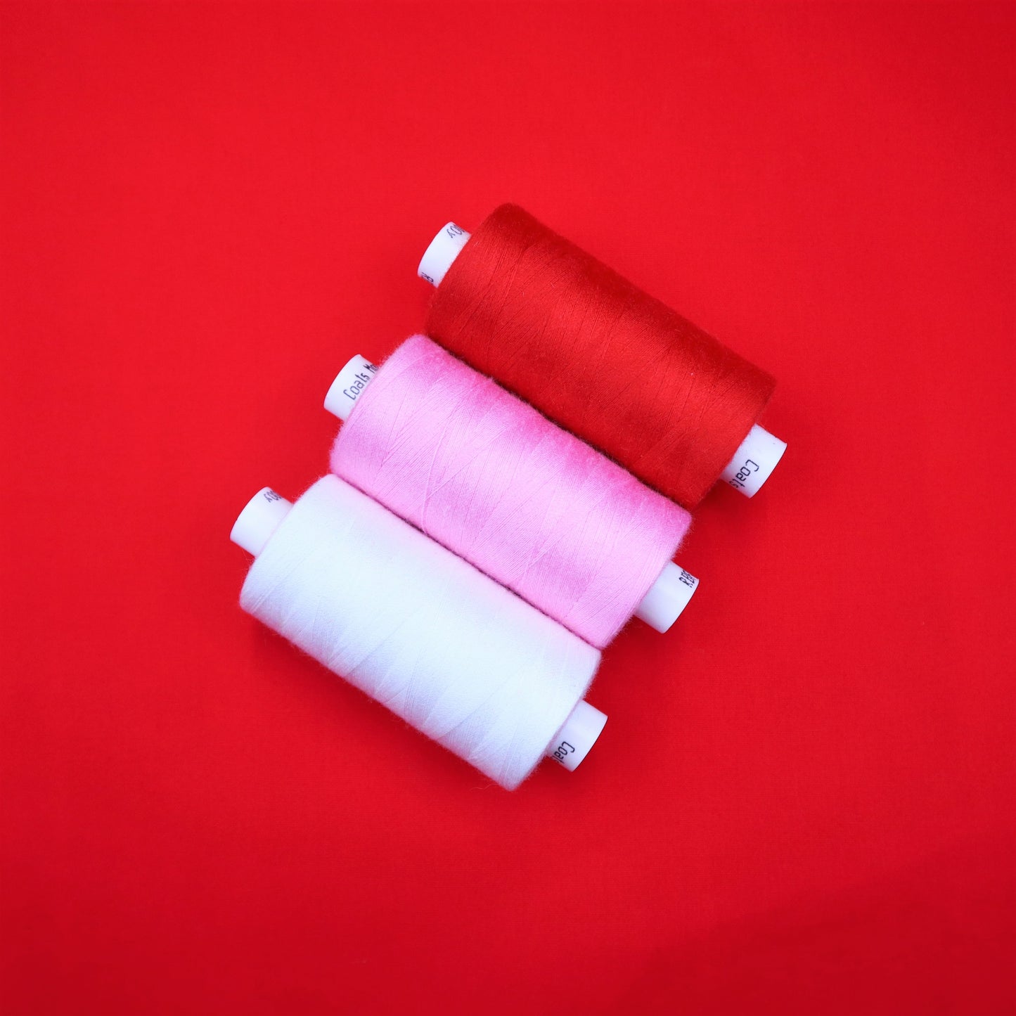 100% Cotton Poplin in Plain Red