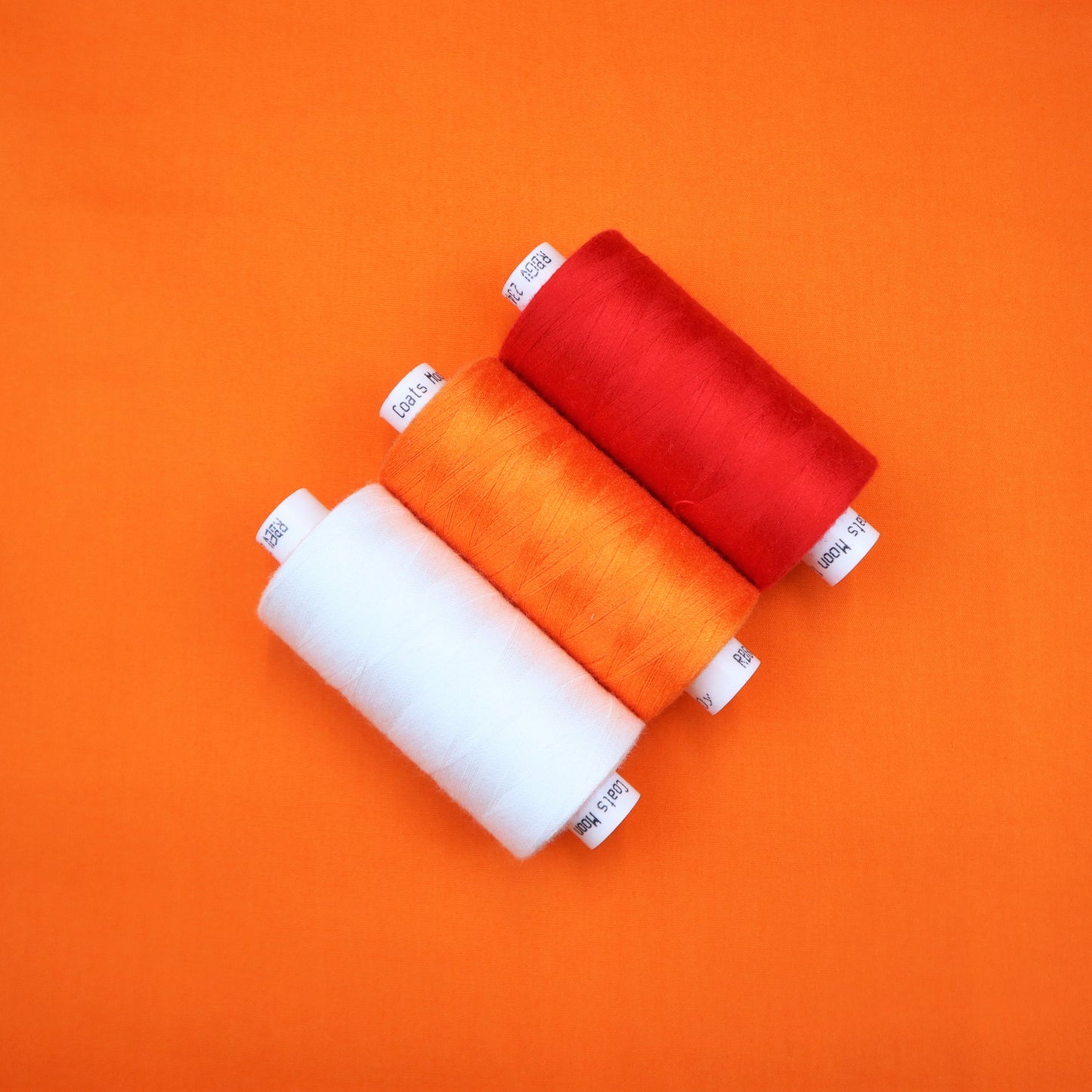 100% Cotton Poplin in Plain Orange