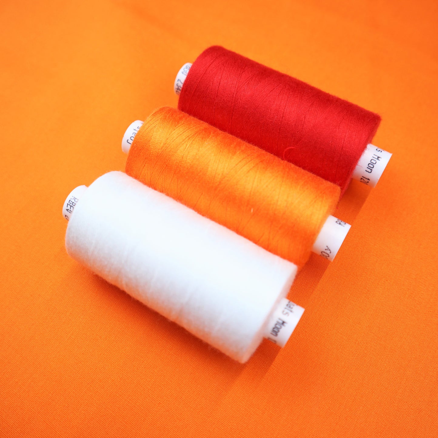 100% Cotton Poplin in Plain Orange