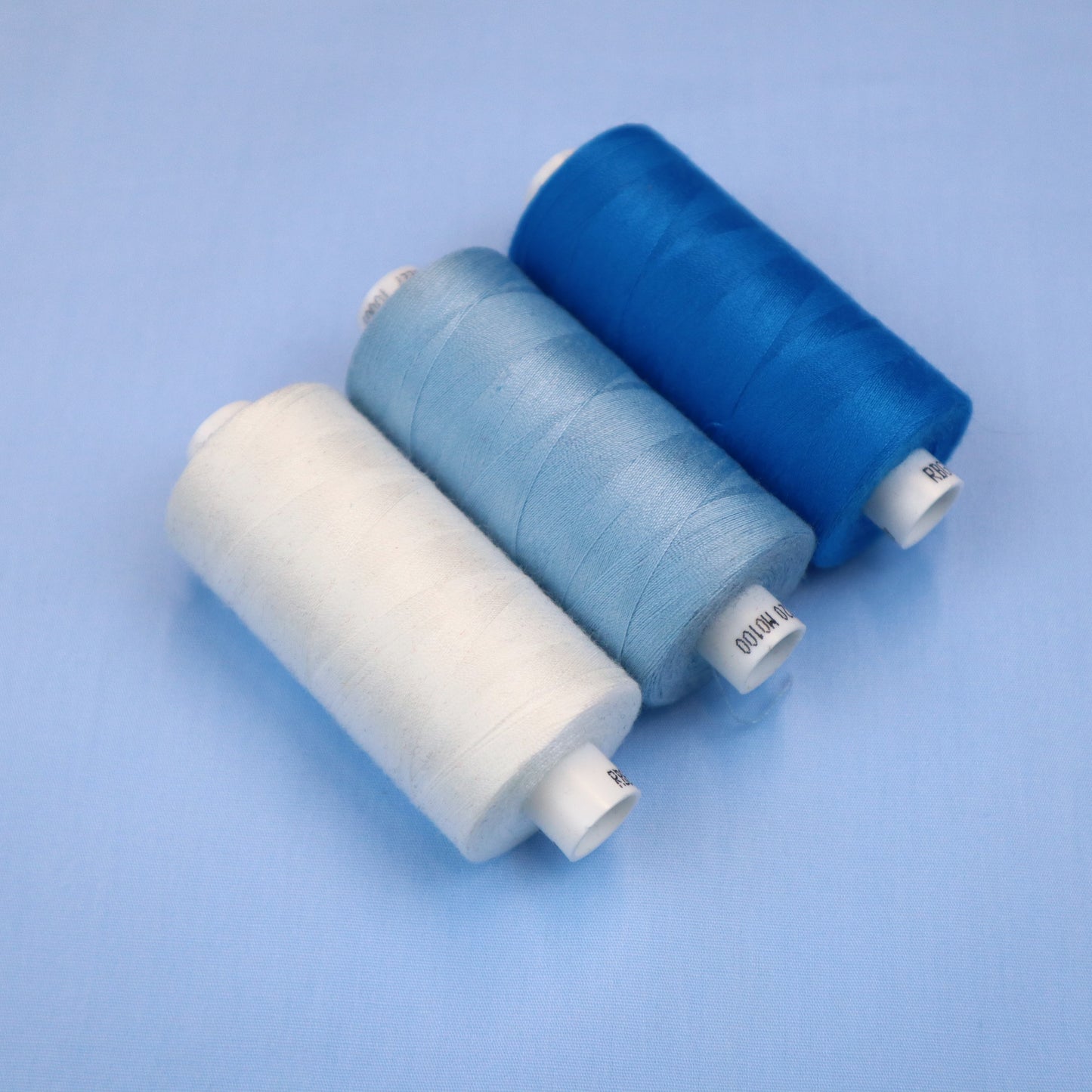 100% Cotton Poplin in Plain Pale Blue