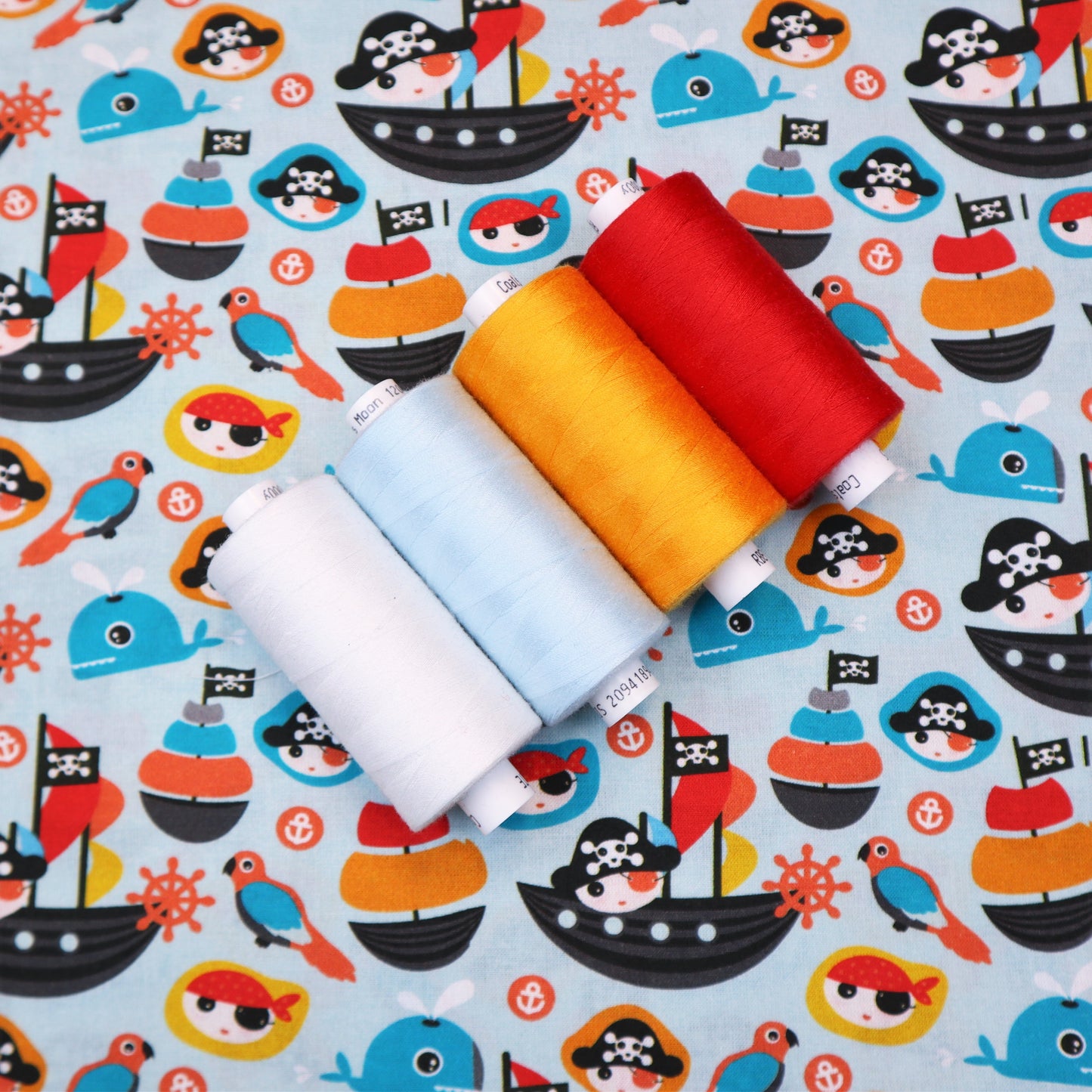 100% Cotton in Pirate Print