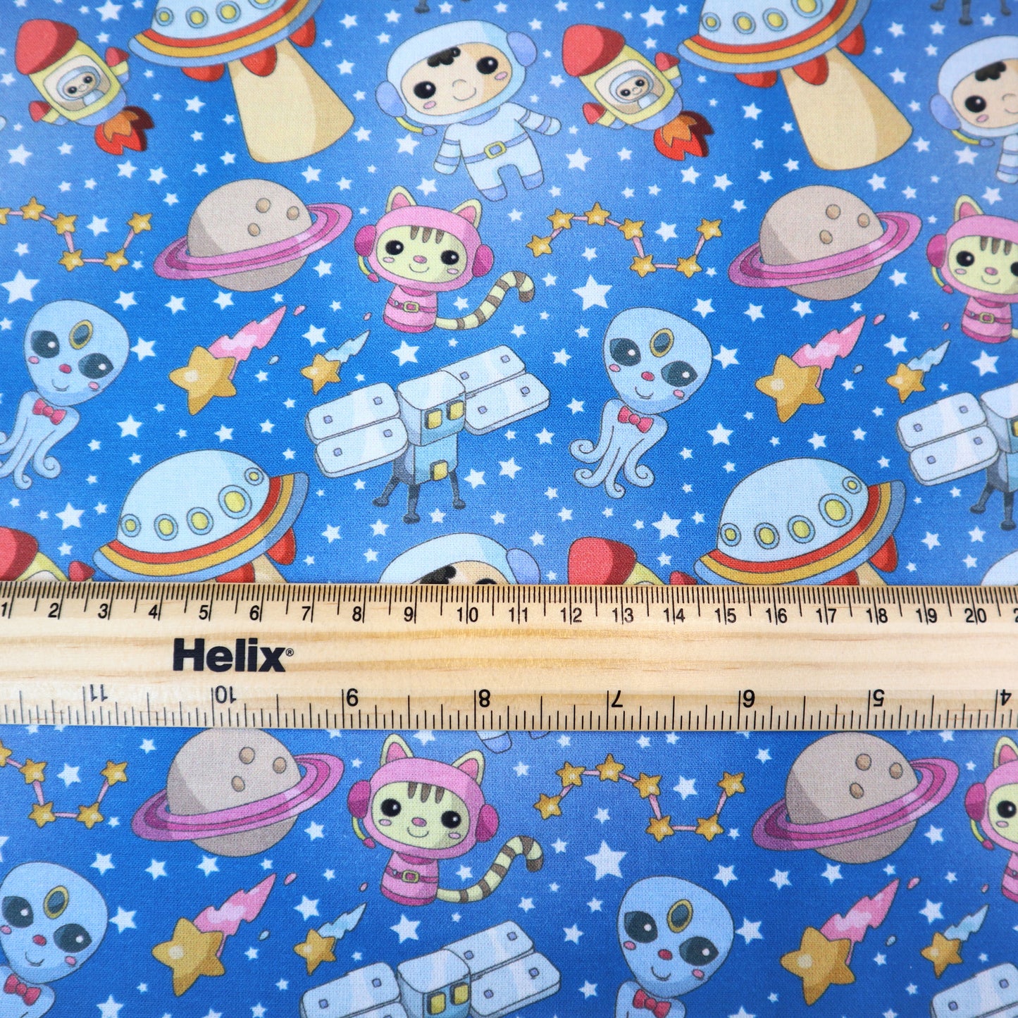 100% Cotton in Space Adventure Print