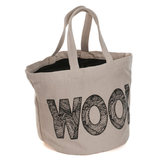 Bucket Bag - "Wool" Logo