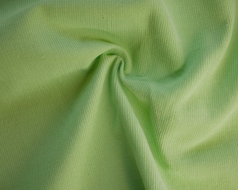 Cotton Needlecord - Lime